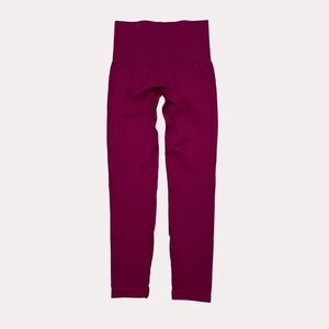 Homma Tummy Control Burgundy Activewear Leggings